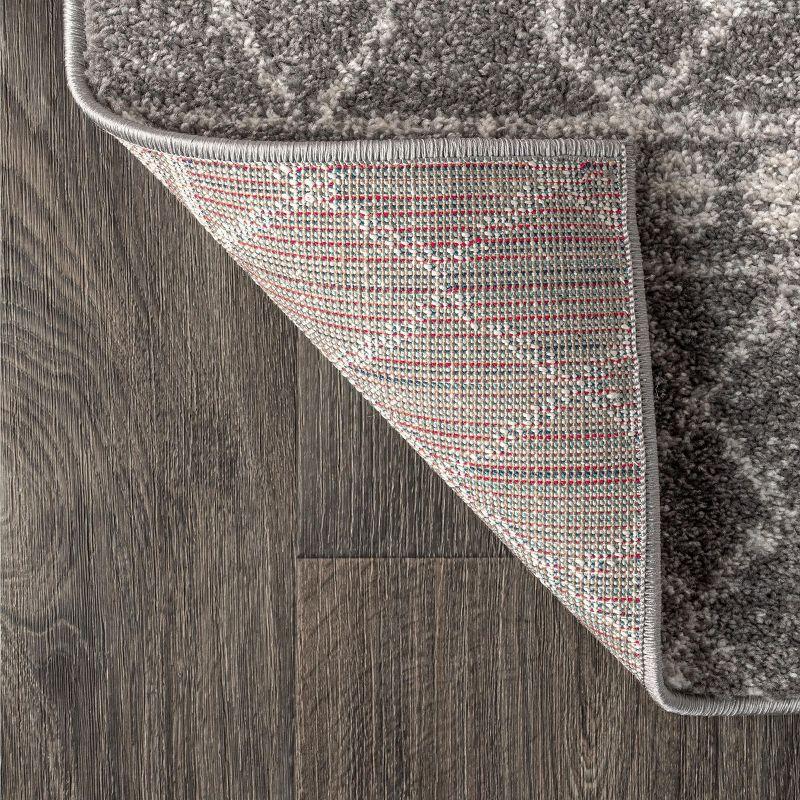 3'x5' Izil Moroccan Beni Souk Area Rug, Gray/Cream - JONATHAN Y