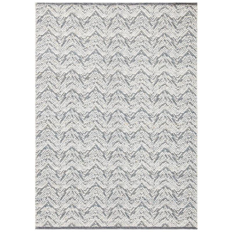 Kilim KLM401 Hand Woven Area Rug - Grey - 4'x6' - Safavieh