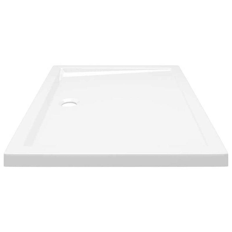 vidaXL Shower Base Tray, Non-slip Bathroom Shower Pan, Reinforced ABS