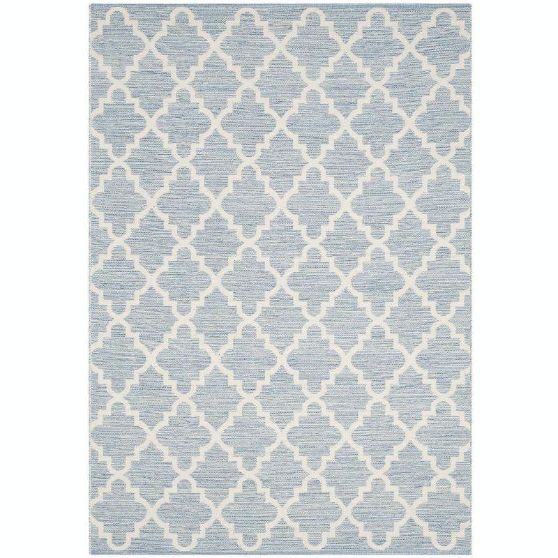 Montauk MTK810 Hand Woven Indoor Area Rug - Light Blue/Ivory - 5'x8' - Safavieh.