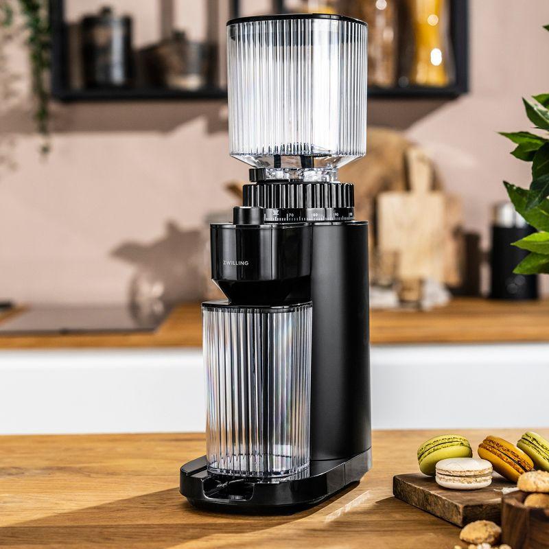 ZWILLING Enfinigy Burr Coffee Grinder Electric, 140 Coffee Grinding Options from Espresso to Drip Coffee