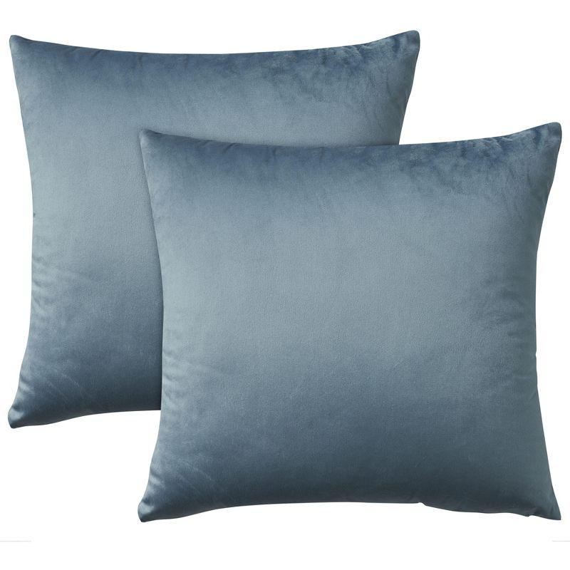 Mina Victory Sofia Velvet Lines 18" x 18" Set of 2 Indoor Throw Pillow