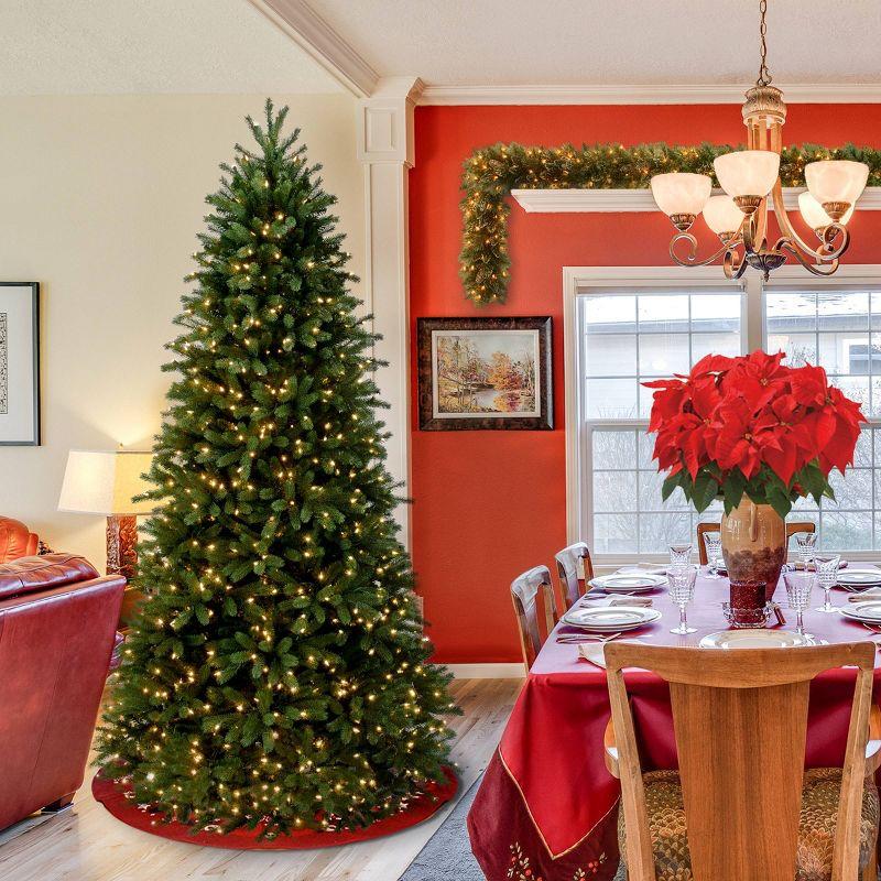 7.5ft Pre-lit Full Jersey Frasier Fir Artificial Christmas Tree Clear Lights - National Tree Company