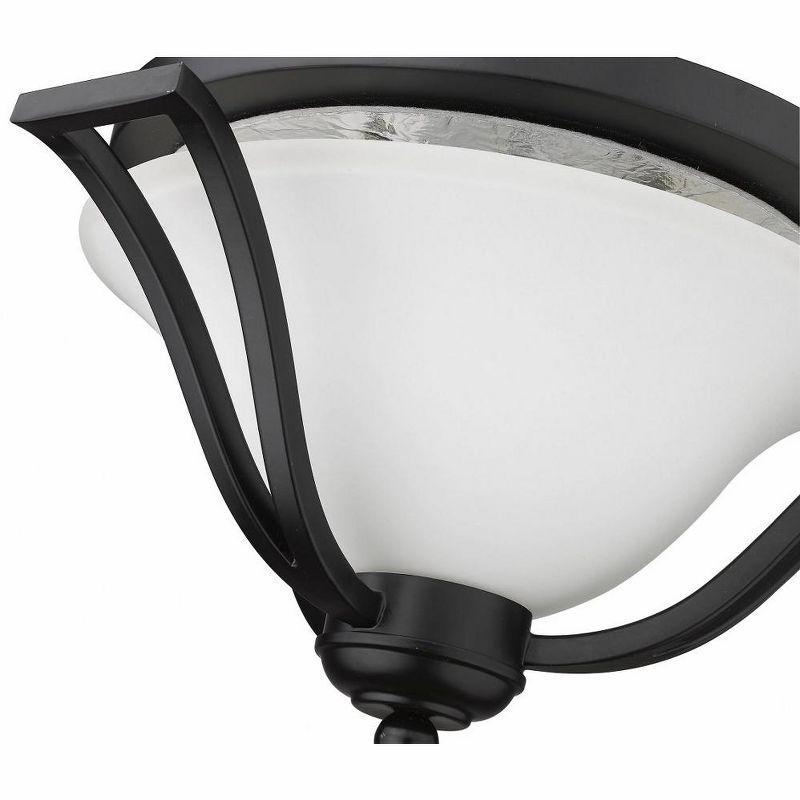 Z-Lite Lagoon 3 - Light Semi-Flush Mount in  Matte Black