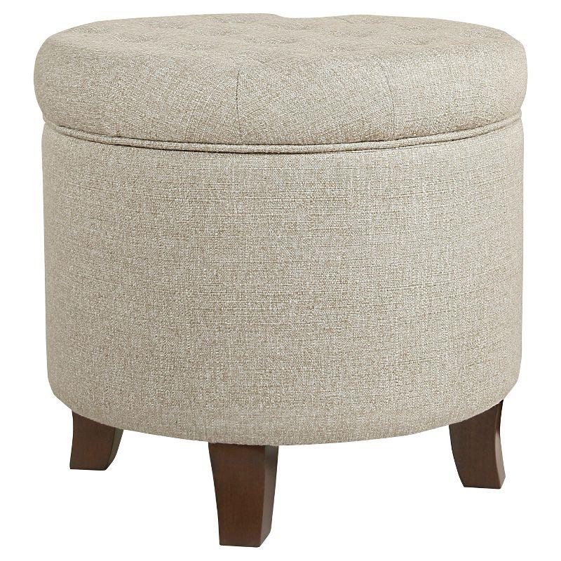 Boho Tufted Storage Ottoman - HomePop