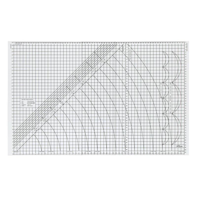 Adjustable Silver and White Folding Cutting Table with Grid Top