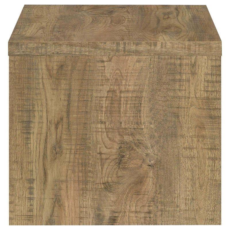 Coaster Lynette Farmhouse Square Wood End Table Mango