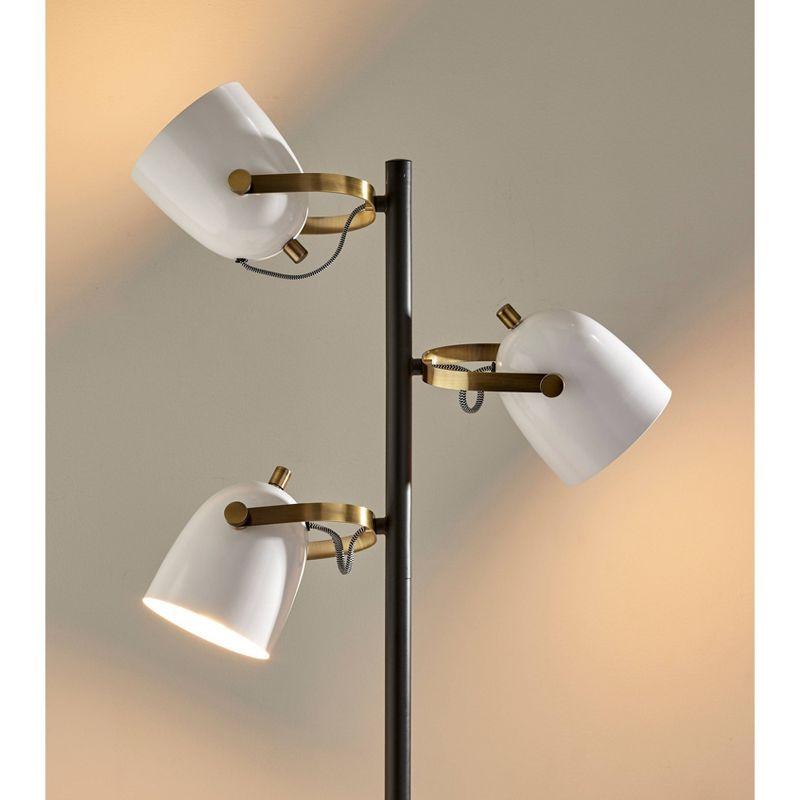 Kenneth Metal 3-Light Floor Lamp (65")