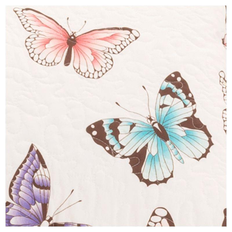 Flutter Butterfly 3 - Piece Quilt Set