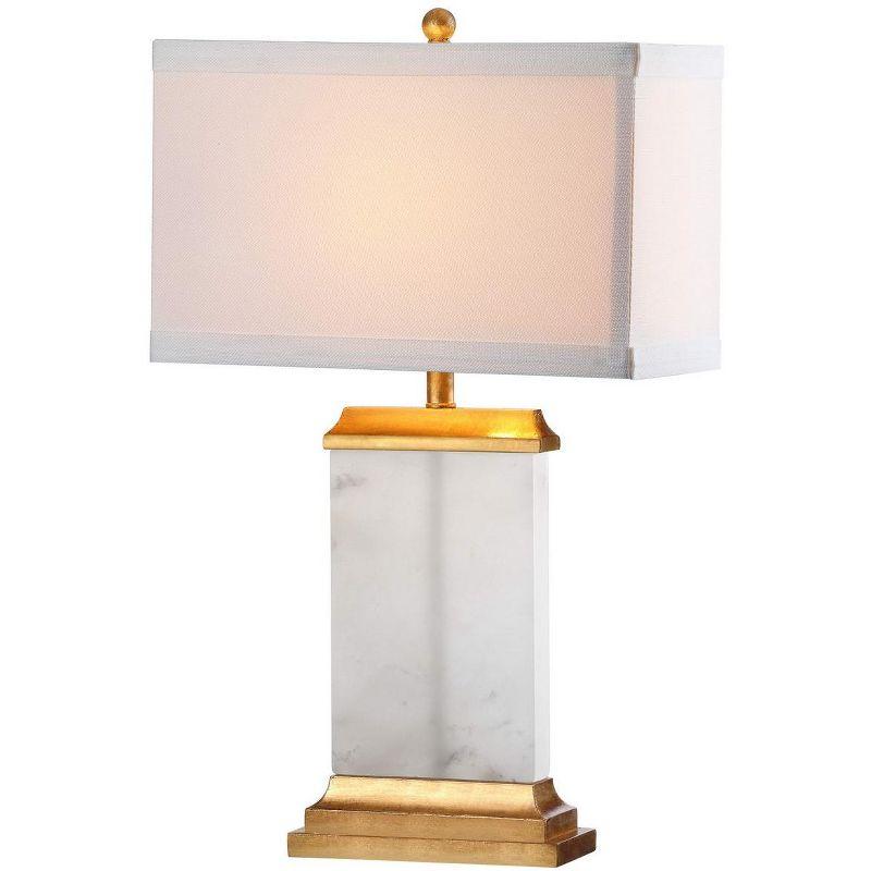 Susannah Alabaster Table Lamp - White - Safavieh.