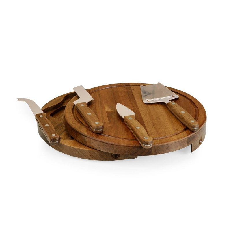 Toscana Acacia Circo Cheese Charcuterie Board and Tools Set