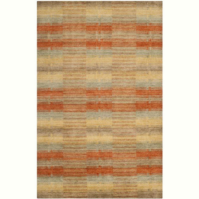 Himalaya HIM473 Handmade Area Rug - 6'x9' - Multi - Safavieh