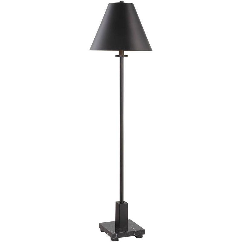 Uttermost Pilot 36 1/2" Satin Black Metal Buffet Table Lamp