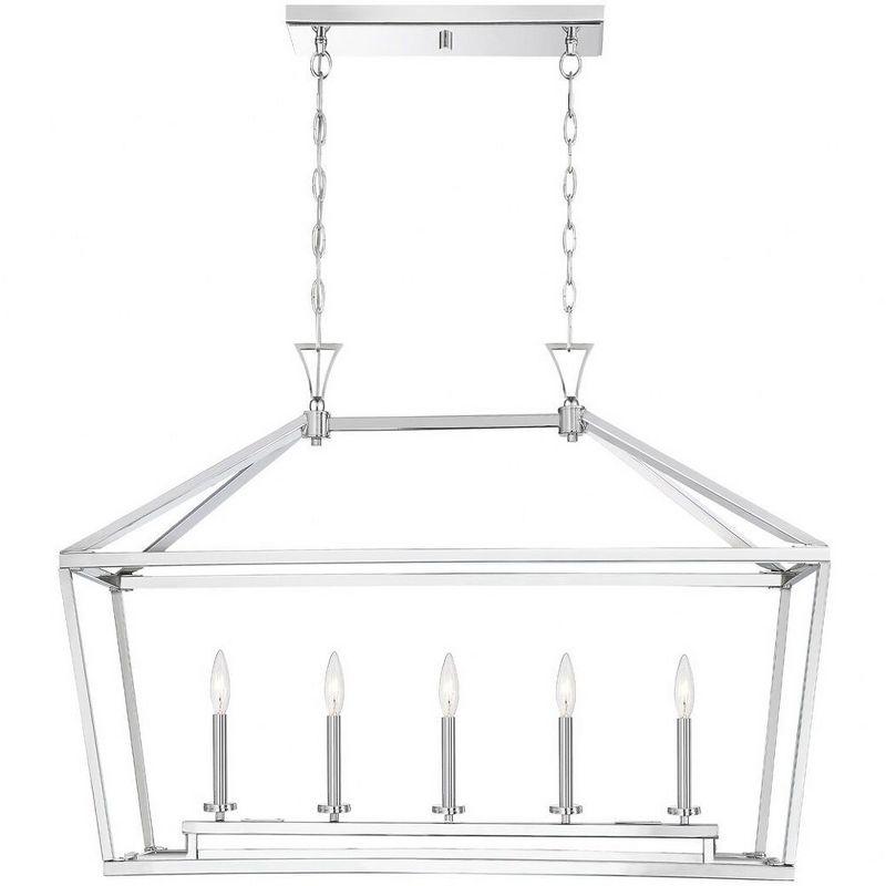Savoy House Townsend 5 - Light Chandelier in  Polished Nickel