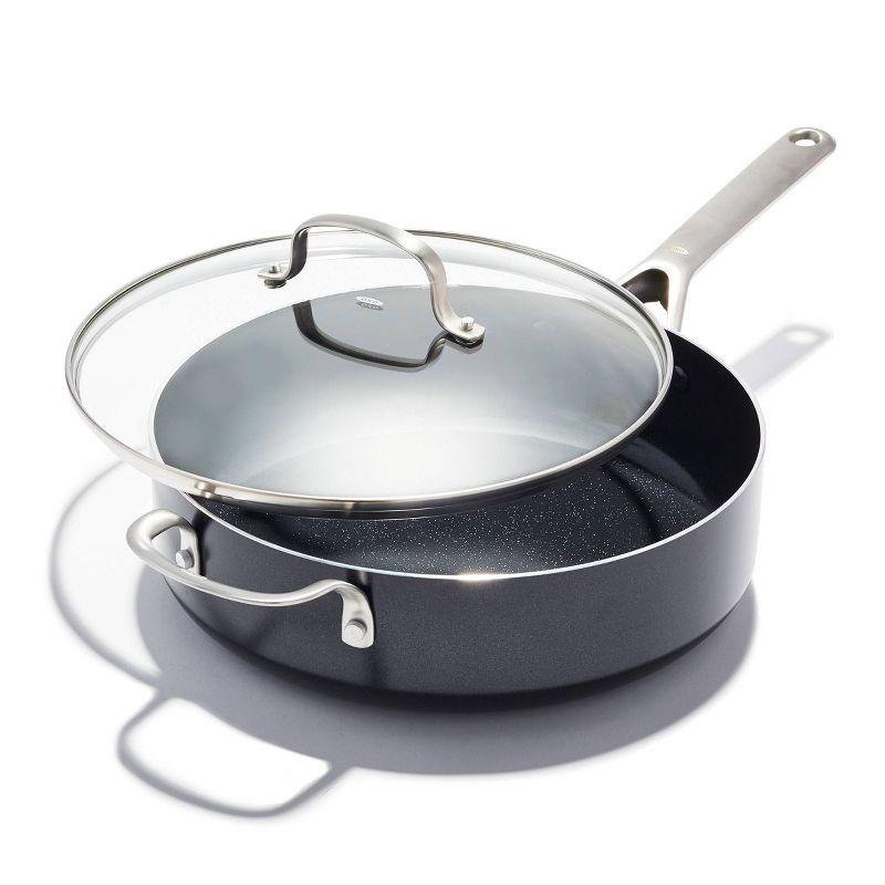OXO Agility Non-Stick Aluminum Saute Pan with Lid