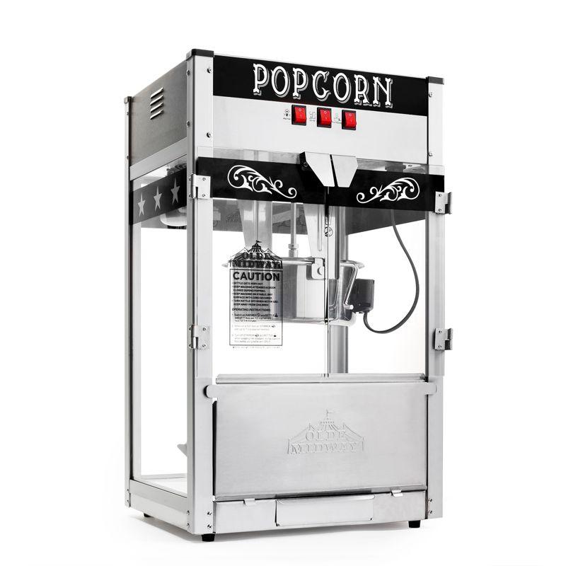 Olde Midway Olde Midway Tabletop Popcorn Machine, Popcorn Machine Stand / Cart