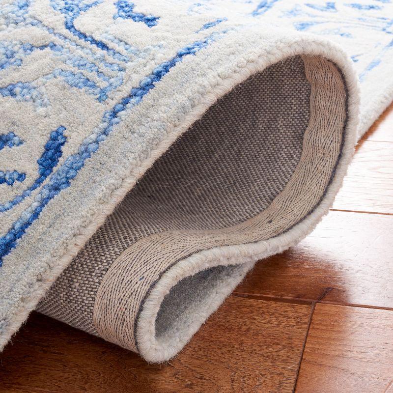 Metro MET255 Hand Tufted Area Rug - Blue/Beige - 6'x6' - Safavieh..