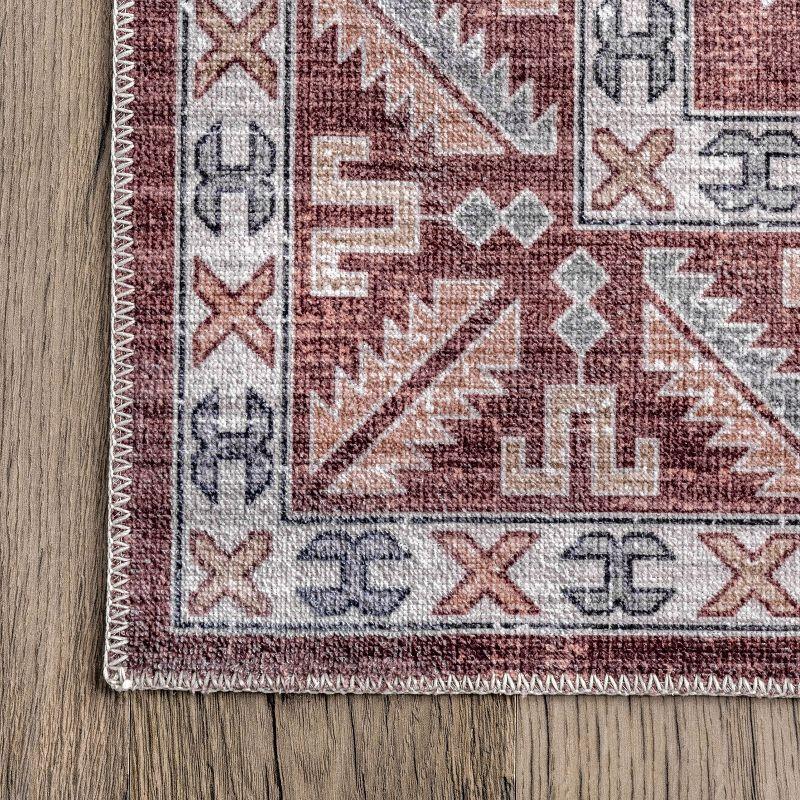 Nuloom Norma Machine Washable Traditional Medallion Indoor Area Rug