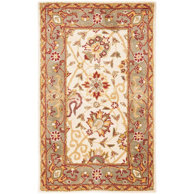 Antiquity AT21 Hand Tufted Indoor Accent Rug - Ivory - 3'x5' - Safavieh