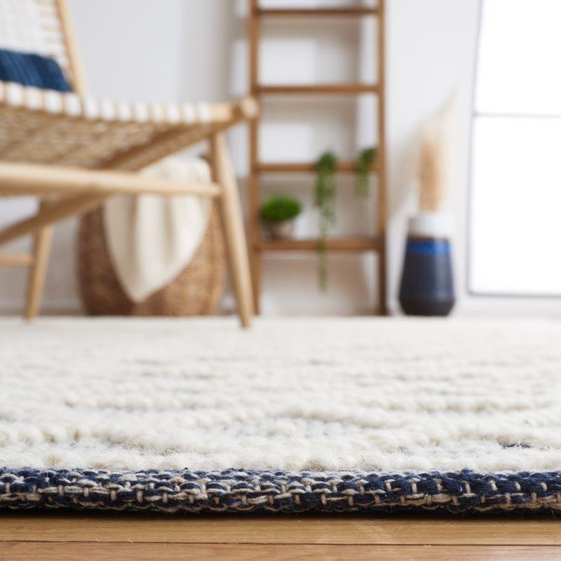 Natura NAT827 Hand Woven Area Rug - Ivory/Navy - 8'x10' - Safavieh.