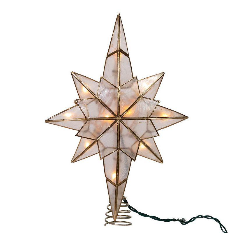 Kurt Adler Metal Astrology & Stars Tree Topper - Lighted
