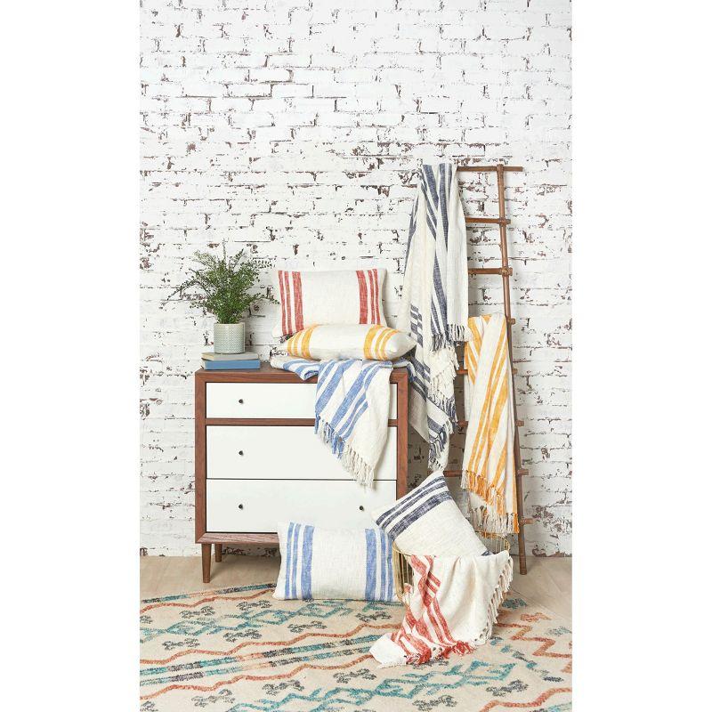 Morgan Cotton Blend Throw Pillow
