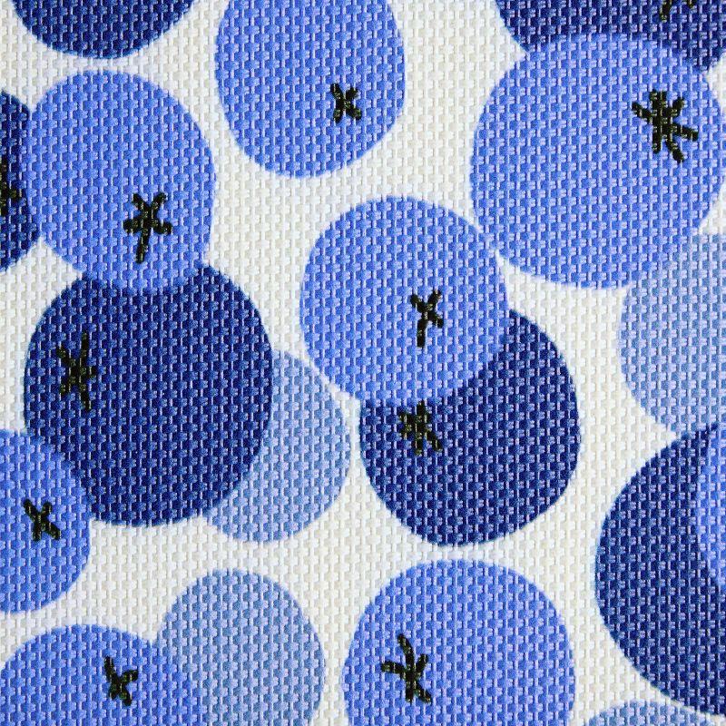Sur La Table Kitchen Essentials SUR LA TABLE KITCHEN ESSENTIALS Fresh Blueberries Fruit Kitchen Mat Blue/White