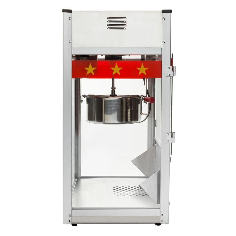 Olde Midway Commercial Popcorn Machine, Bar Style Popper with 12 Ounce Kettle, Black