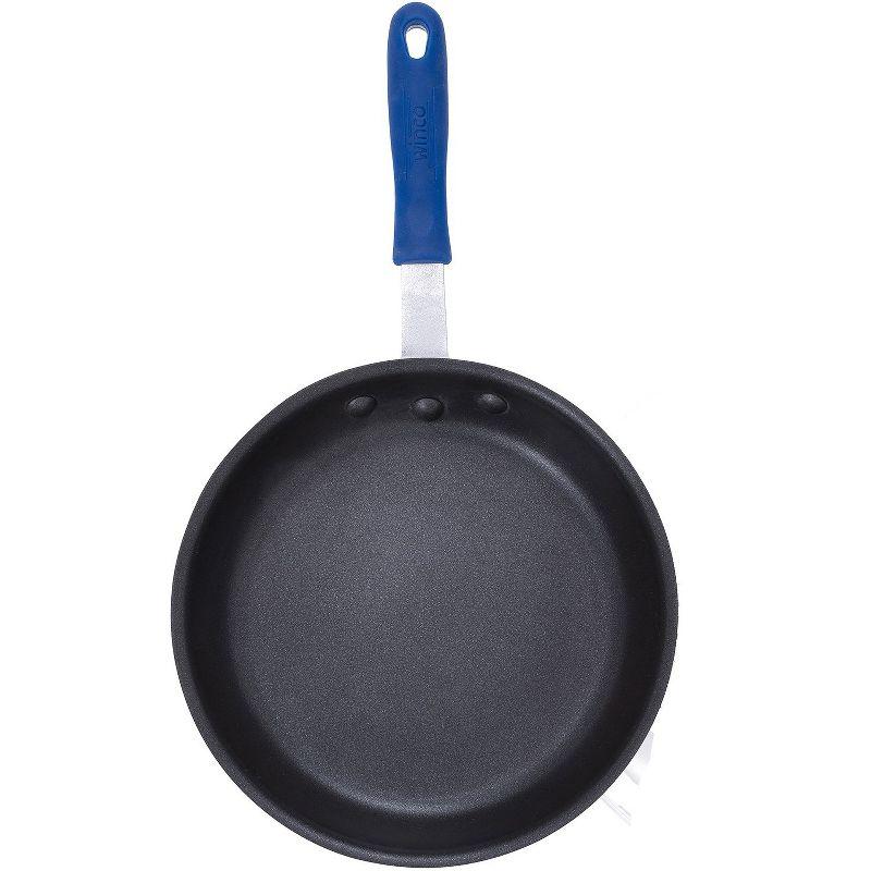 Winco AFPI-12NH, 12" Induction Ready Aluminum Fry Pan with Non-Stick Coating and Silicone Sleeve