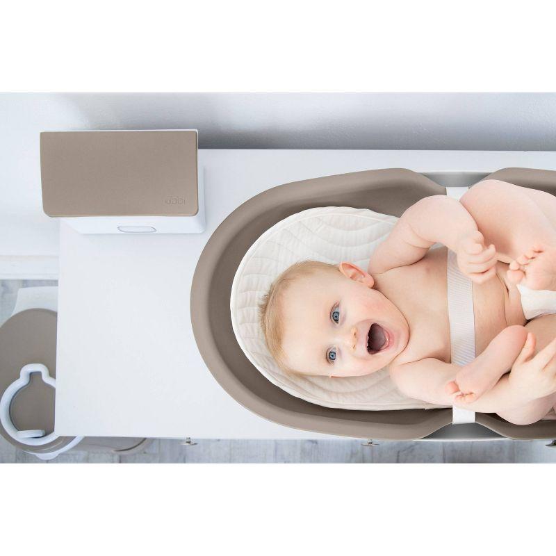 Ubbi Quilted Reusable Changing Pad Liner Covers - White