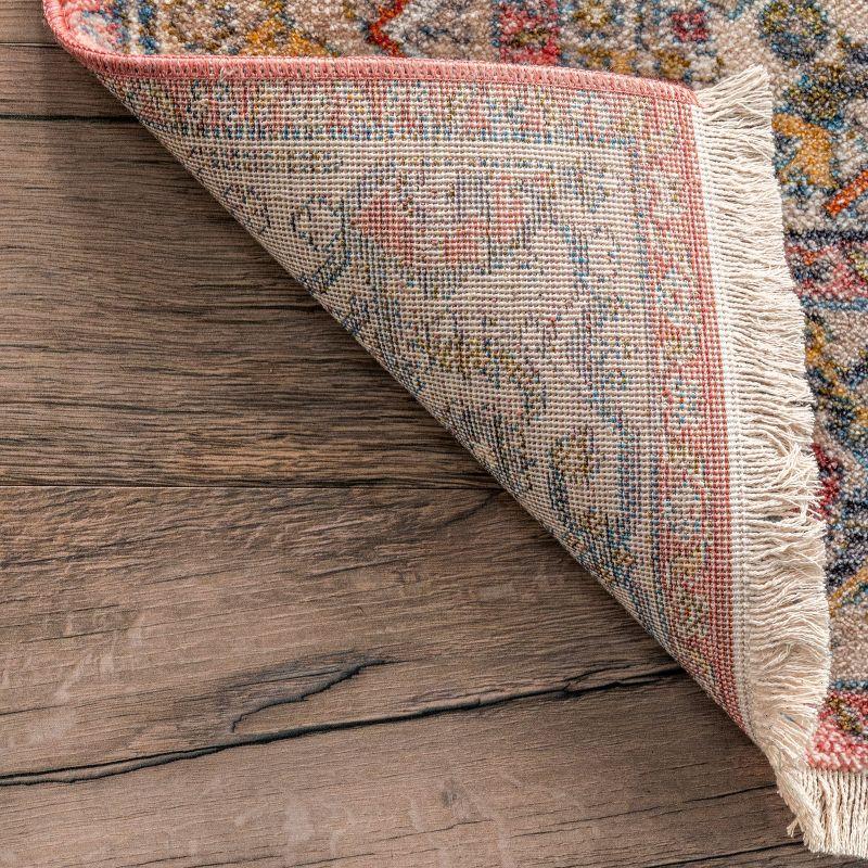 Nuloom Harriet Oriental/Persian 2x3 Accent Indoor Area Rug for Living Room Bedroom Dining Room Entryway Kitchen, Orange/Multicolor