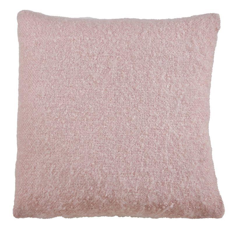 Saro Angora Collection Reversible Pillow Cover