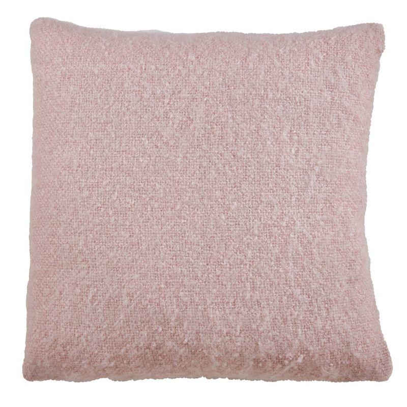 Faux Mohair Throw Pillow Cover - Saro Lifestyle