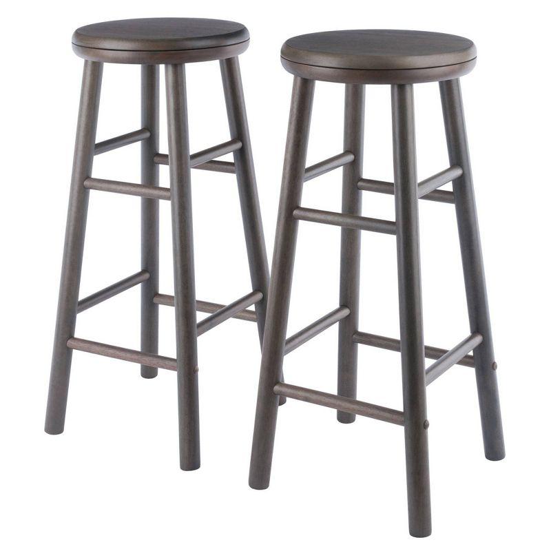 Shelby 2-pc Swivel Seat Counter & Bar Stool (Set of 2)