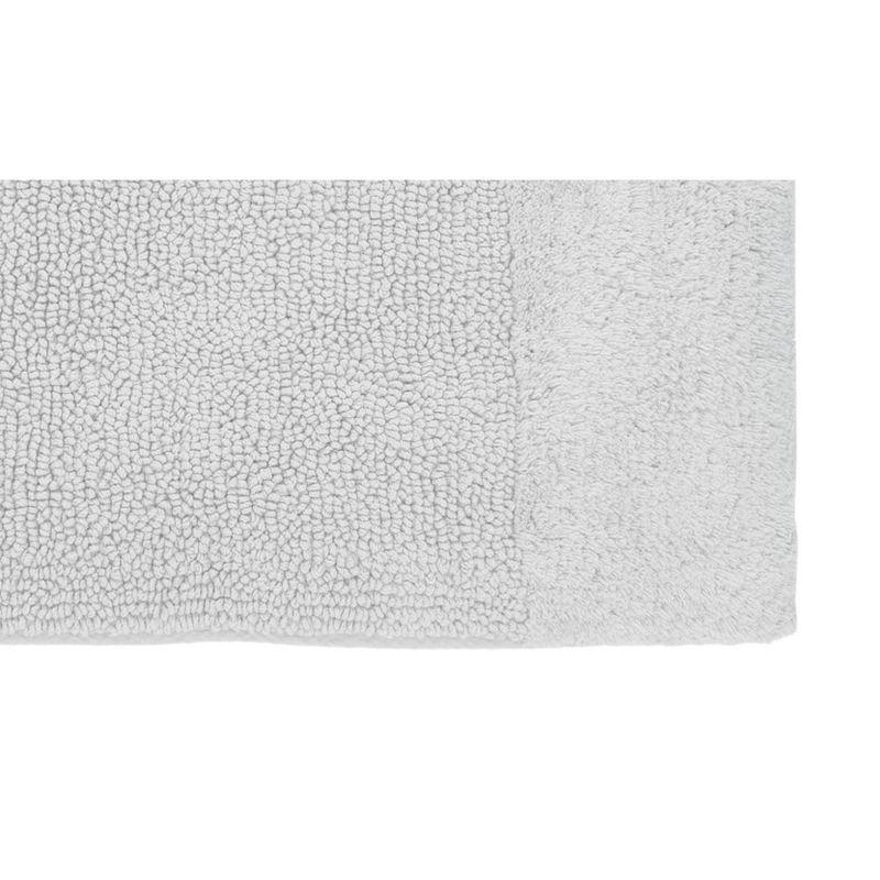 Better Trends Granada 100% Cotton Tufted Non-Slip Backing Bath Rug Set 3 PC (17" x 24" | 20" x 20" | 21" x 34") - White