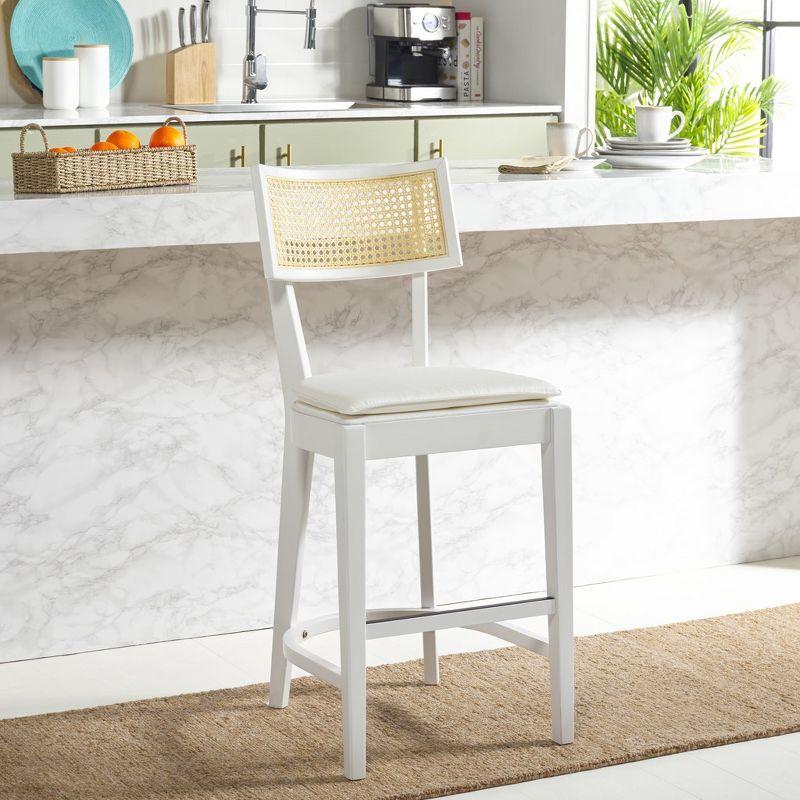 Galway Cane Counter Stool  - Safavieh