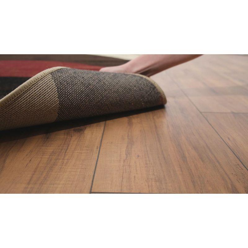 Home Dynamix Slade Contemporary Abstract Runner Area Rug, Brown/Red, 1'9"x7'2"