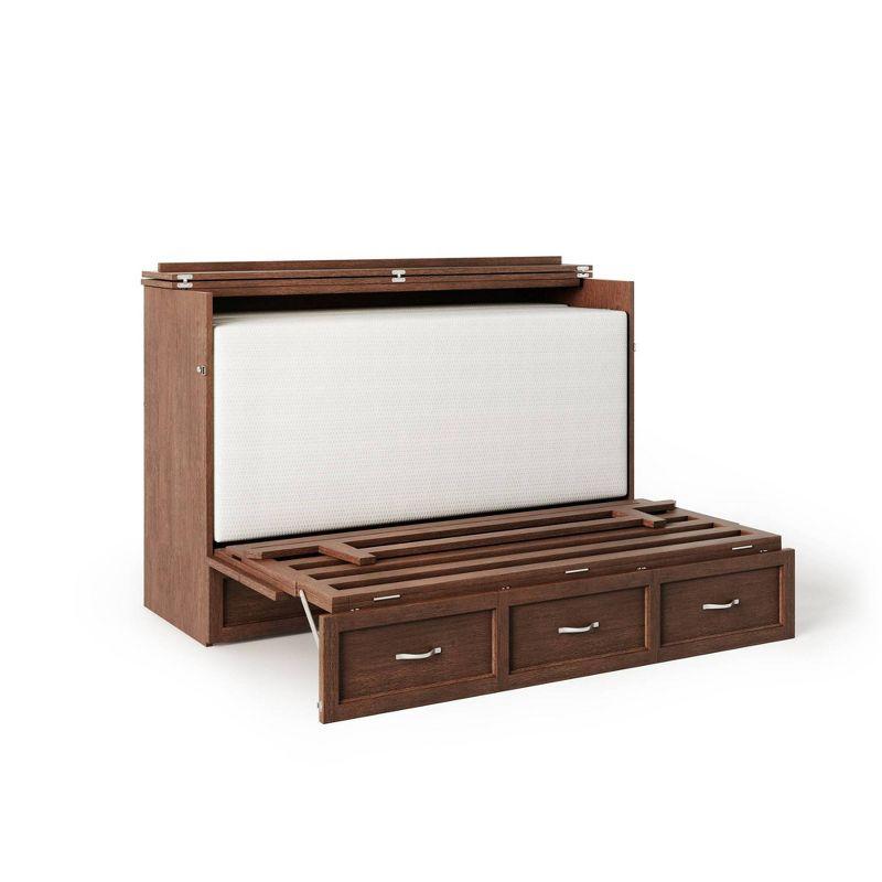 Queen Deerfield Murphy Bed Chest with Charging Station - AFI Atlantic Furniture