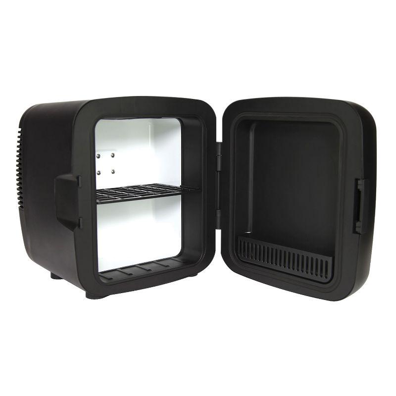 Emerson Emerson EFC-5001 Portable XL Mini Fridge Cooler for 12 Cans, 8L Capacity, AC/DC Power Compatibility, Removable Shelf, Lightweight Design – Ideal for Home, Office, Travel, Dorms, and Outdoor Use