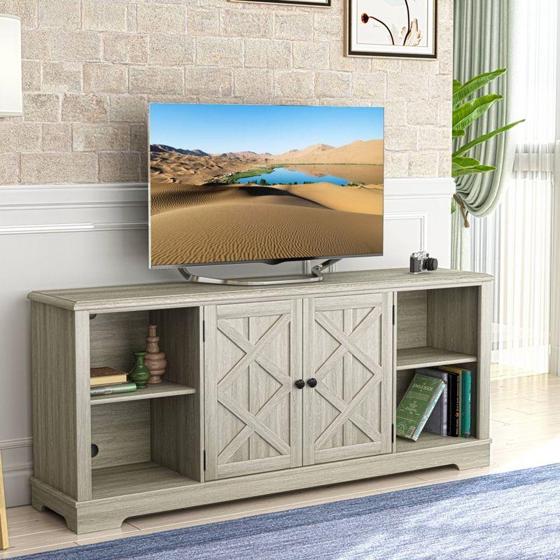 70" Farmhouse Style TV Stand for TVs up to 78" - Festivo