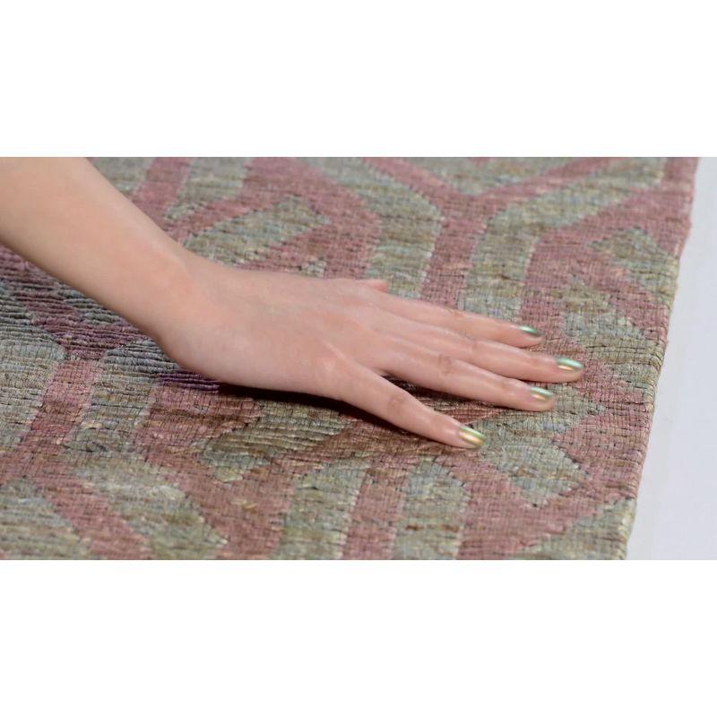 Cape Cod CAP414 Hand Woven Area Rug - Blue/Rust - 6'x6' - Safavieh.