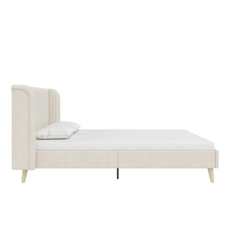 Holly Queen Size Upholstered Platform Bed