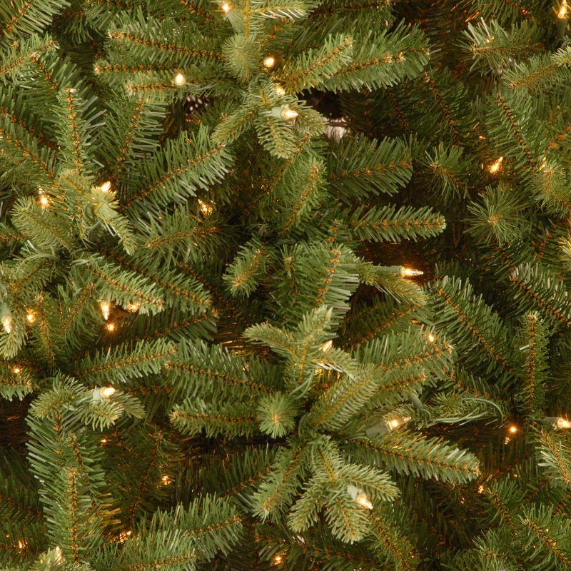 Prelit Slim Tiffany Fir Artificial Christmas Tree Clear Lights - National Tree Company