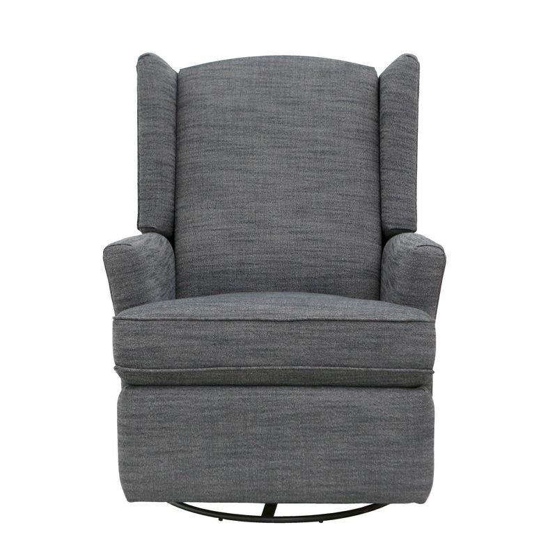 Heming Wingback Recliner Nursery Glider