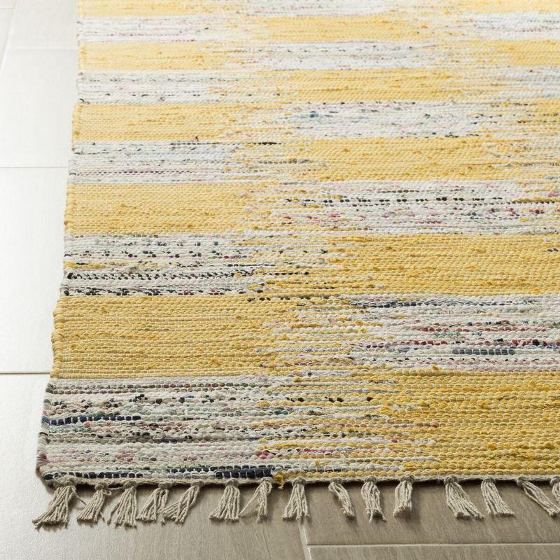 Montauk MTK721 Hand Woven Indoor Accent Rug - Yellow/Multi - 2'6"x4' - Safavieh.