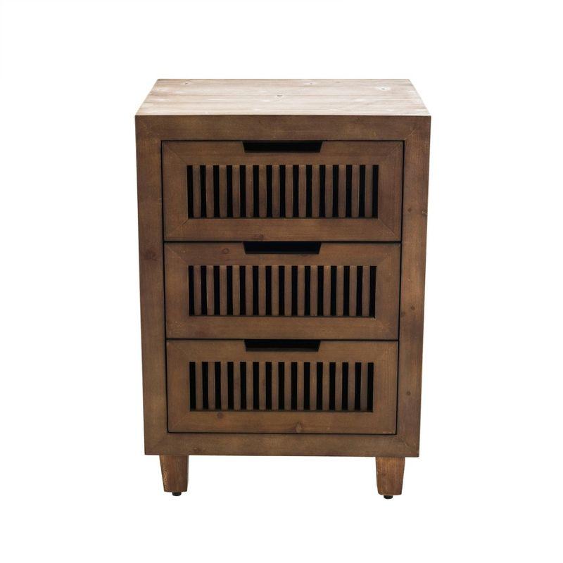 Adore Decor Sawyer 3-Drawer Cabinet