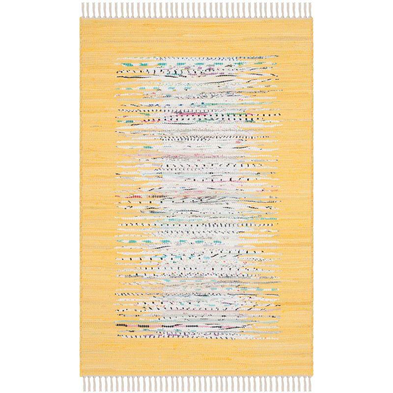 Coastal Montauk Hand-Woven Cotton Area Rug - Multicolor