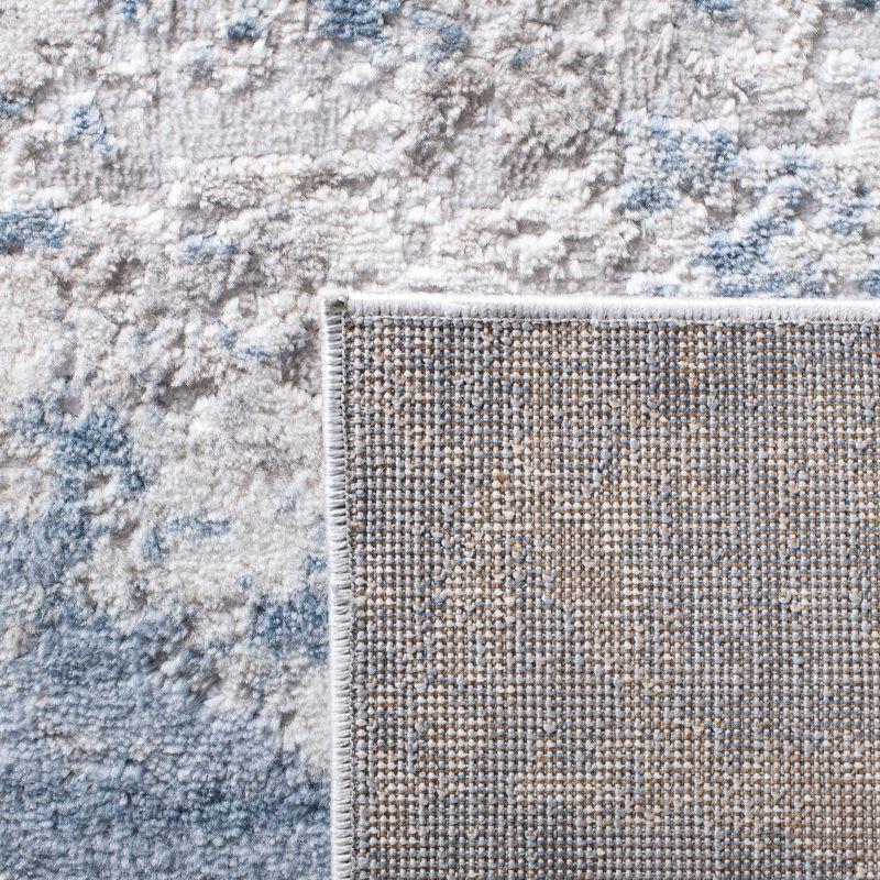 Amelia ALA705 Power Loomed Area Rug - Grey/Blue - 3'x3' - Safavieh.