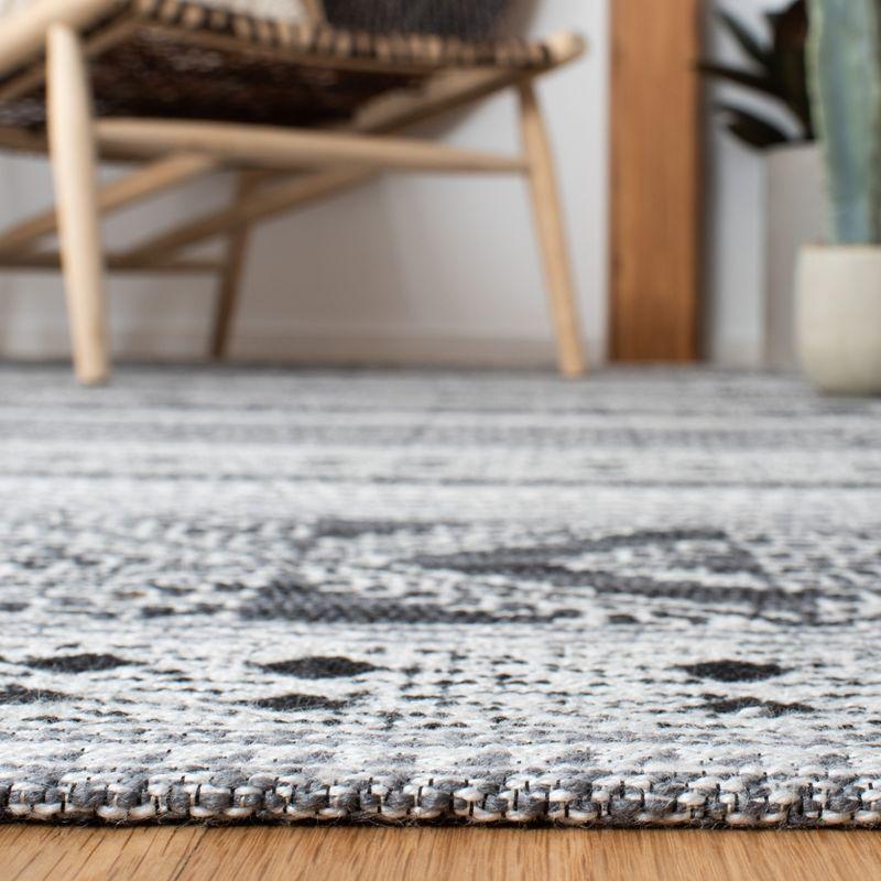 Classic Vintage CLV717 Hand Woven Area Rug - Black - 8'x10' - Safavieh.
