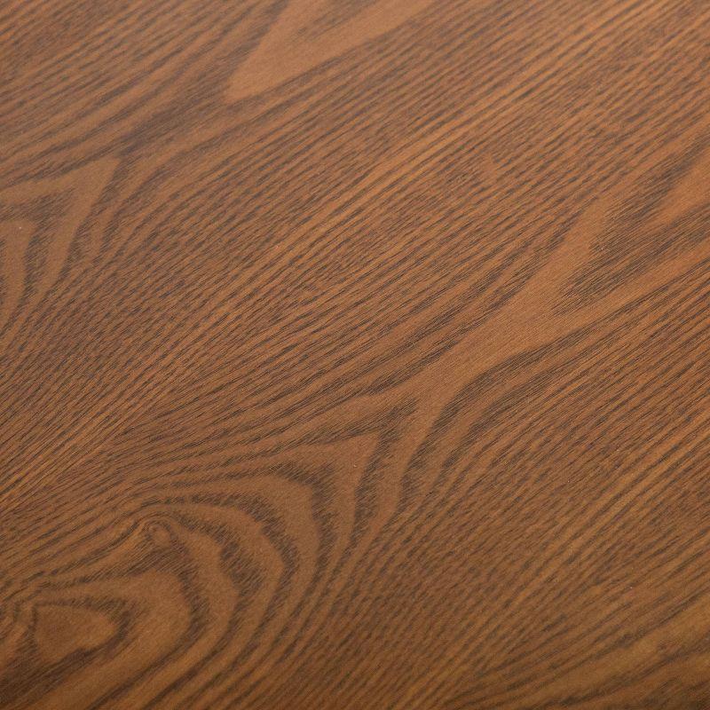 HOMES: Inside + Out 3pc Queen Neovesi Platform Bedroom Set Boho with 2 Nightstands Oak